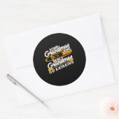 Real Grandmas Go Kayaking Ronde Sticker (Envelop)