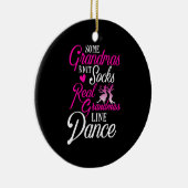 Real Grandmas Line Dance country dansen Keramisch Ornament (Rechts)