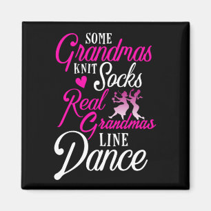 Real Grandmas Line Dance country dansen Magneet