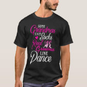 Real Grandmas Line Dance country dansen T-shirt (Voorkant)