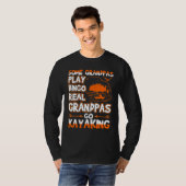 Real Grandpas Go Kayaking T-shirt (Voorkant volledig)