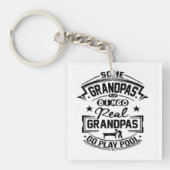 Real Grandpas Go Play Pool Sleutelhanger (Voorkant)