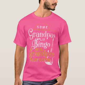 Real Grandpas Play Guitar Gifts Music Guitar T-shirt