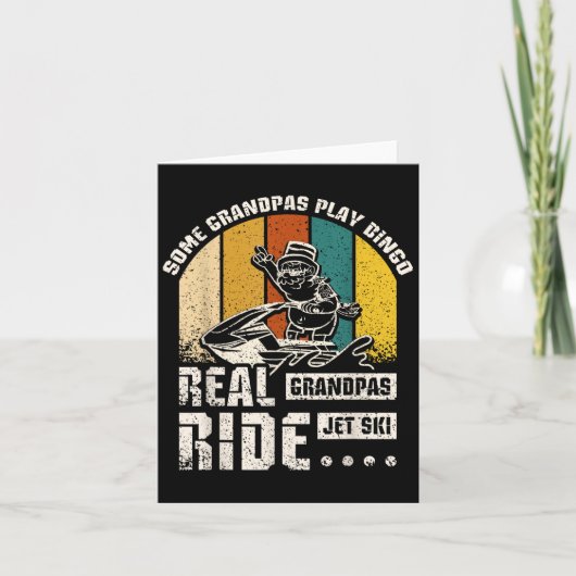 Real Grandpas Ride Jet Ski Kaart (Voorkant)