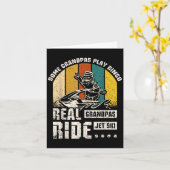 Real Grandpas Ride Jet Ski Kaart (Gele Bloem)