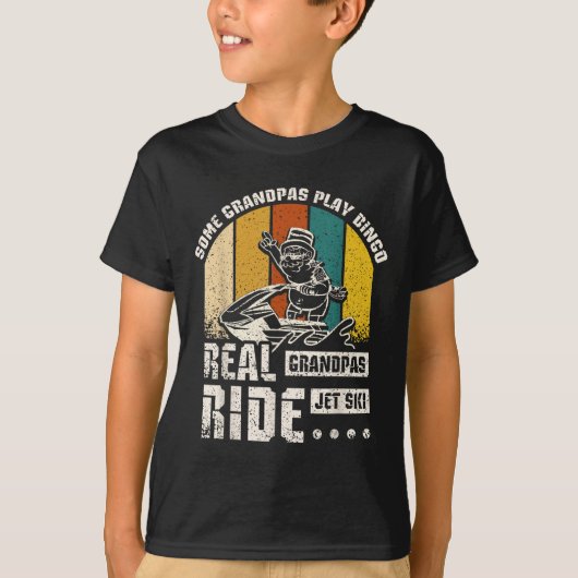 Real Grandpas Ride Jet Ski T-shirt (Voorkant)