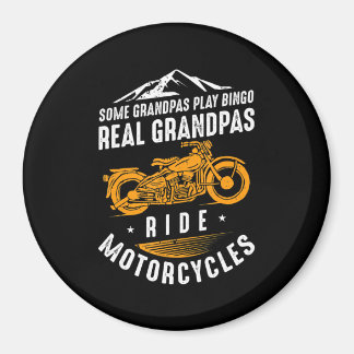 Real Grandpas Ride Motorcycle - cadeau voor fietse Magneet