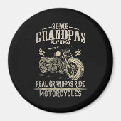 Real Grandpas Ride Motorcycle Gift voor Grandpas.p Magneet (Voorkant)