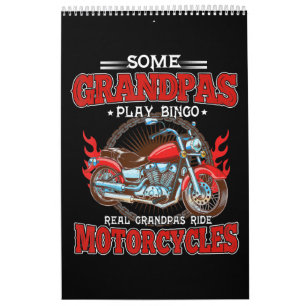 Real Grandpas Ride Motorcycle Motorbike Lover Kalender