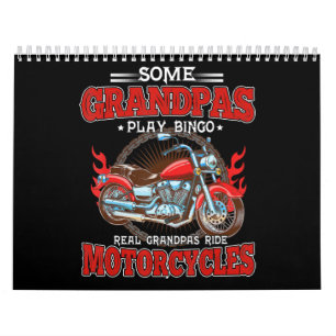 Real Grandpas Ride Motorcycle Motorbike Lover Kalender