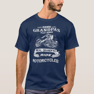 Real Grandpas Ride Motorcycle T-shirt