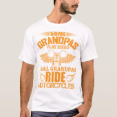 Real Grandpas Ride Motorcycli T-Shirt (Voorkant)