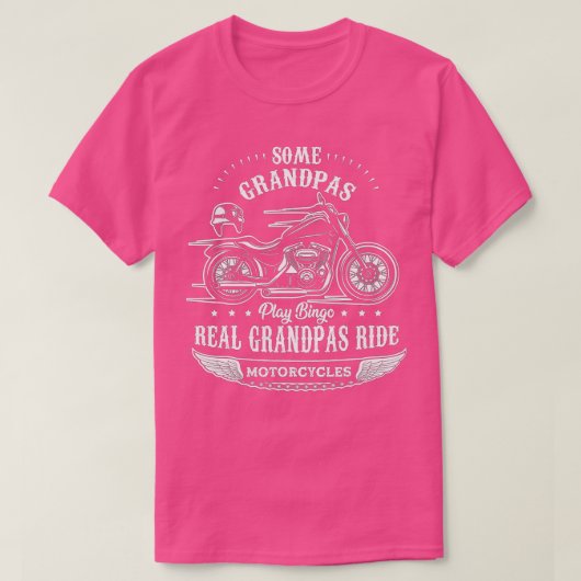 Real Grandpas Ride Motorfietsen Funny Bike Riding T-shirt (Design voorkant)