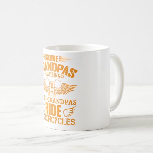 Real Grandpas Ride Motorycli Koffiemok (Voorkant rechts)