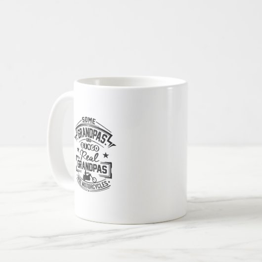 Real Grandpas Ride Motorycli Koffiemok (Voorkant links)