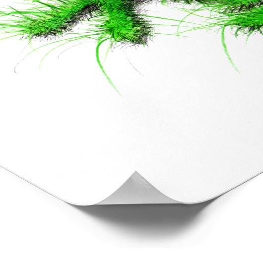 "Real" Grass Frog - Tekening Poster (Hoek)