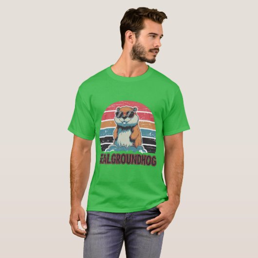 Real Groundhog T-shirt (Voorkant volledig)