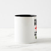 Real Heroes Draag geen kaken die stethoscopen Draa Tweekleurige Koffiemok (Center)