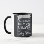 Real Heroes draag geen kapen die ze onderwijzen Mok (Links)