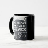 Real Heroes draag geen kapen die ze onderwijzen Mok (Voorkant links)