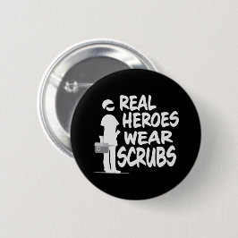Real Heroes Draag struisvogels Ronde Button 5,7 Cm