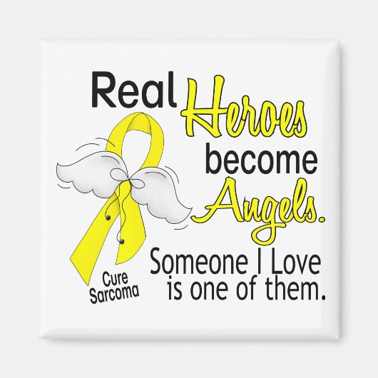 Real Heroes wordt Angels Sarcoma Magneet (Voorkant)