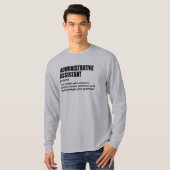 Real Kantoor Boss Admin T-shirt (Voorkant volledig)