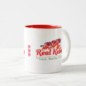 Real Kebab Coffee Tweekleurige Koffiemok (Voorkant rechts)