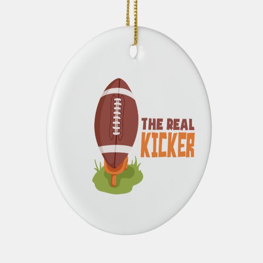 Real Kicker Keramisch Ornament (Rechts)