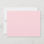 Real Kraft Paper Handwriting Script Chic-Sjabloon Notitiekaartje (Achterkant)