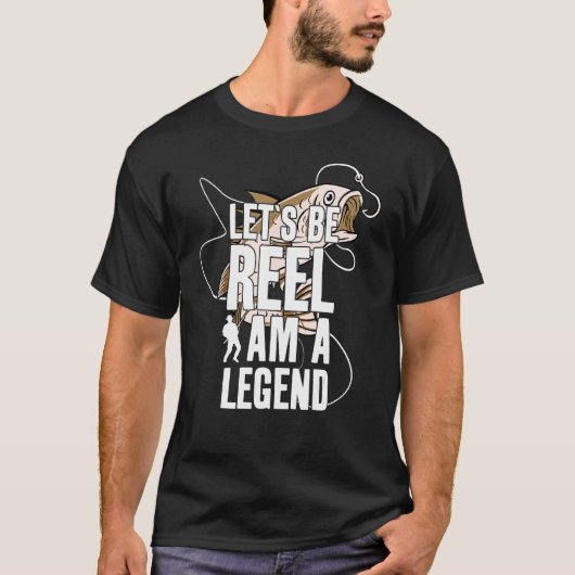 Real Legend Vissen Angler T-shirt (Voorkant)