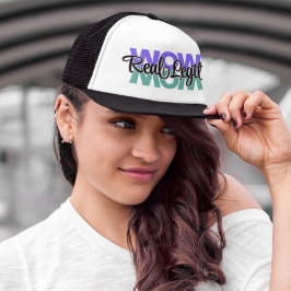 Real Legit Wow mam print Trucker Pet
