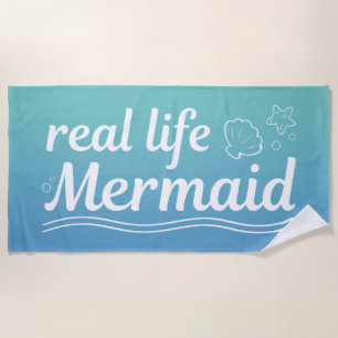 Real Life Mermaid Strandlaken