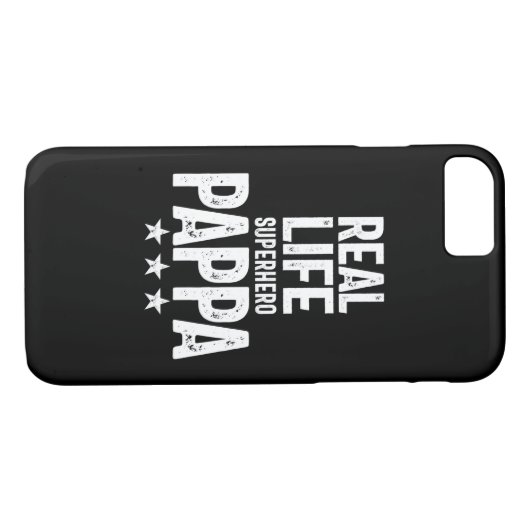 Real Life Superheld Pappa | Vader Gift Case-Mate iPhone Case (Achterkant (Horizontaal))