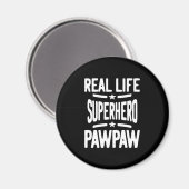 Real Life Superheld Pawpaw | vader opa Magneet (Voorkant / Achterkant)