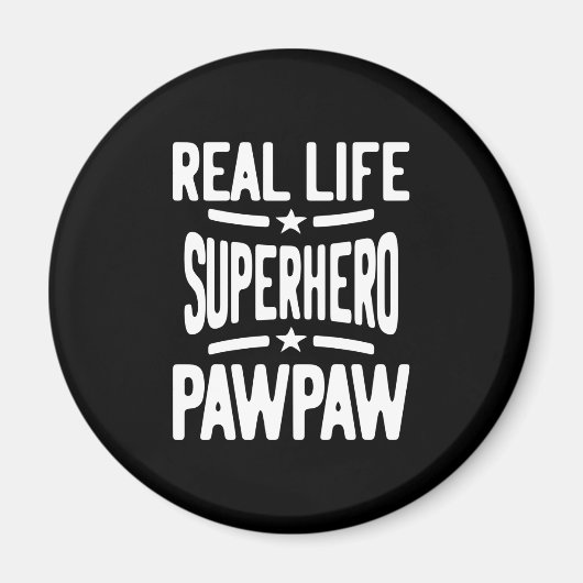Real Life Superheld Pawpaw | vader opa Magneet (Voorkant)