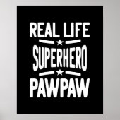 Real Life Superheld Pawpaw | vader opa Poster (Voorkant)