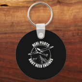 Real Lots Dont Need Engines - Glider Lot Gift  Sleutelhanger (Voorkant)