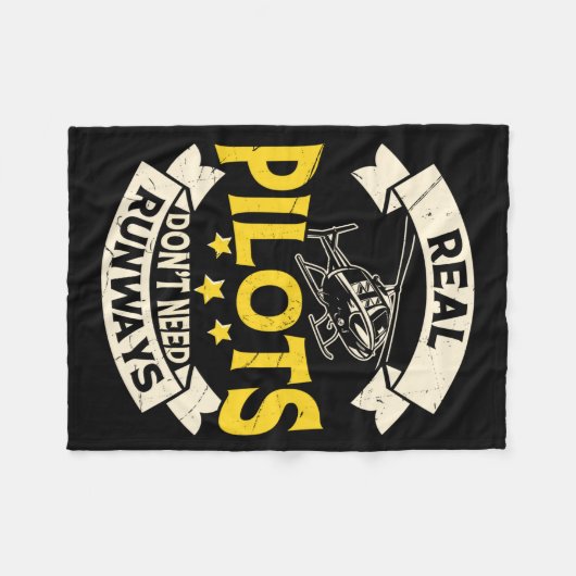 Real Lots Dont Need Runways Long Sleeve  Fleece Deken (Voorkant (Horizontaal))