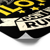 Real Lots Dont Need Runways Long Sleeve  Poster (Hoek)