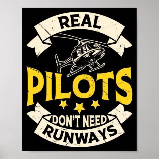 Real Lots Dont Need Runways Long Sleeve  Poster (Voorkant)