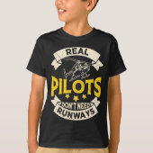 Real Lots Dont Need Runways Long Sleeve  T-shirt (Voorkant)