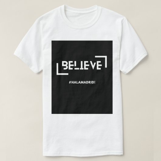 Real Madrid fan merchandise T-shirt (Design voorkant)