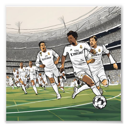 Real Madrid Foto Afdruk (Voorkant)