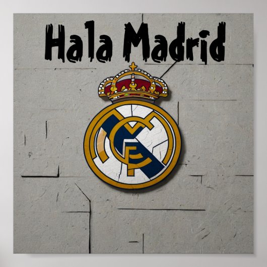 Real Madrid Poster (Voorkant)