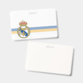 Real Madrid Wapen Badge (Voor- en achterkant)