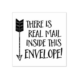 Real Mail Inside Envelope Art Rubberstempel