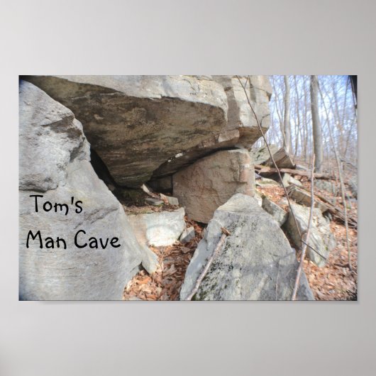 Real Man Cave Poster (Voorkant)