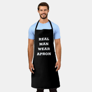 Real man draag Apron Schort
