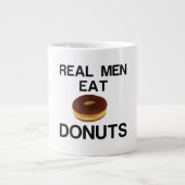 REAL MAN EAT DONUT GROTE KOFFIEKOP (Voorkant)